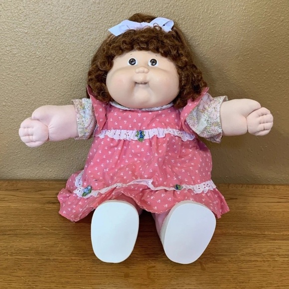 Vintage Cabbage Patch Kids Cornsilk Doll HM17 Auburn Red Hair
